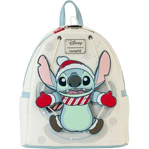 LILO & STITCH - Stitch ange de neige - Mini Sac à Dos LoungeFly pas cher