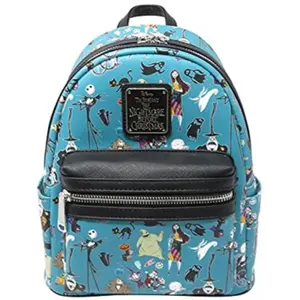 Loungefly Disney The Nightmare Before Christmas Allover Print Womens Double Strap Shoulder Bag Purse pas cher
