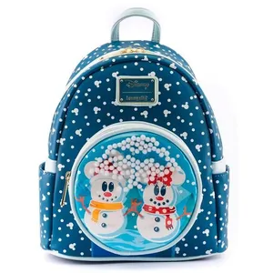 Sac à dos Loungefly Snowman Mickey & Minnie pas cher