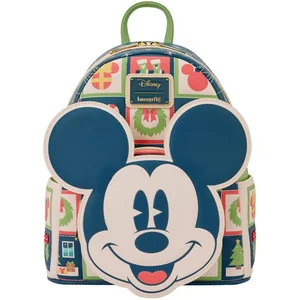 Disney Loungefly Mini Backpack Mickey and Minnie Holiday