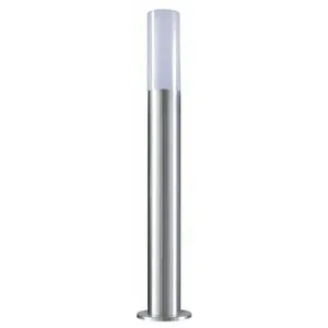 Borne Extérieure 60cm 220V IP65 ARGENT pour Ampoule E27 - SILAMP pas cher