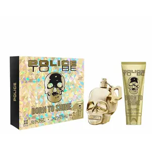 Men's Perfume Set Police TO BE BORN TO SHINE FOR MAN EDT 2 Pieces pas cher