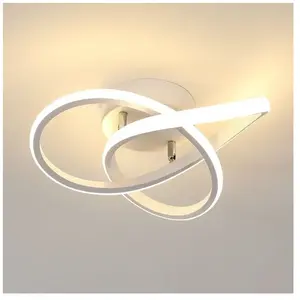 Comely - Plafonnier led Moderne, Luminaire Plafonnier led Créatif en Aluminium 30W, Lampe de Lustre pour Cuisine, Salon, Chambre, Salle à Manger pas cher