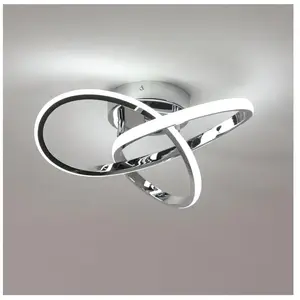 Comely - Plafonnier led Moderne, Luminaire Plafonnier led Créatif en Aluminium 30W, Lampe de Lustre pour Cuisine, Salon, Chambre, Salle à Manger pas cher