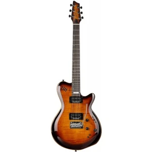 Godin LGXT Cognac Burst Flame AA elektrische gitaar pas cher