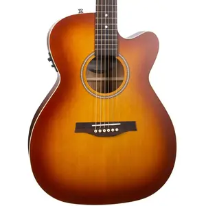 Seagull Entourage Rustic Burst CH CW EQ elektrisch-akoestische westerngitaar pas cher