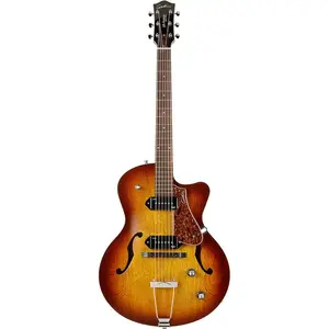 Godin Godin 5th Avenue Cutaway Kingpin Ii P90 Cw Cognac Burst Guitare Hollow BodyVendu parbax-music