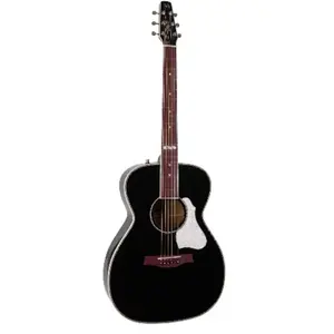 Seagull Artist LTD Tuxedo Black Anthem elektrisch-akoestische westerngitaar met gigbag pas cher