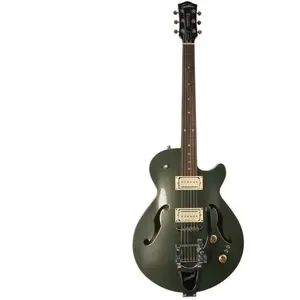 Godin Montreal Premiere LTD Desert Green Bigsby semi-akoestische gitaar pas cher