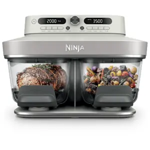 Ninja CRISPi DualZone Airfryer en verre 8-en-1 en Blanc | DD102EUIV2 |...