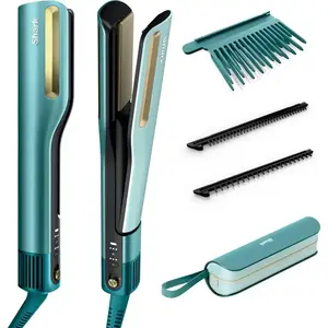 Shark SilkiPro Straight Lisseur + Sèche-cheveux tout-en- un avec étui ... pas cher