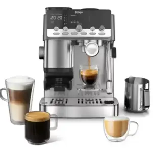 Machine Espresso Ninja Luxe Café Mini 1450W Inox pas cher