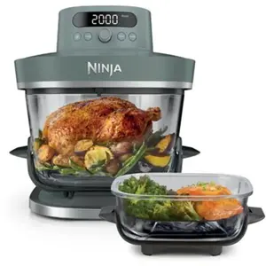 Comparateur de prix : Friteuse sans huile NINJA CRISPi PRO 7-en1, 2 récipients en verre de 5...