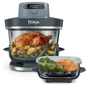 Comparateur de prix : Friteuse sans huile NINJA CRISPi PRO 7-en1, 2 récipients en verre de 5...