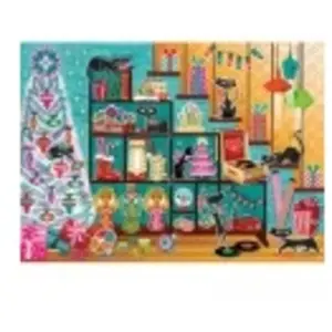 Comparateur de prix : Cobble Hill Chats de Noël Hill-40272