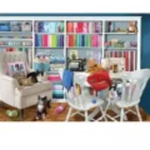 Cobble Hill legpuzzel Sewing room 1000 aparte stukjes pas cher