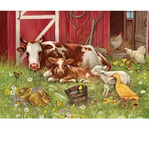 Cobble Hill Pièces XXL - Barnyard Babies Hill-47026 pas cher