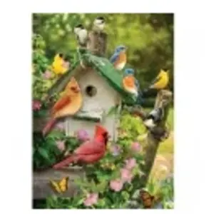 Cobble Hill legpuzzel 500 stukjes Summer Birdhouse pas cher