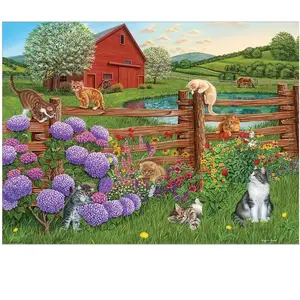 Cobble Hill Pièces XXL - Farm Cats Hill-48015 pas cher