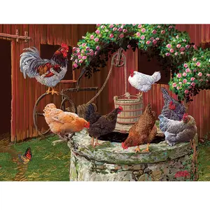 Cobble Hill Pièces XXL - The Chickens are Well Hill-48018 pas cher