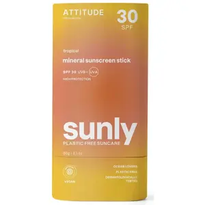 Attitude - Bâton solaire minéral Sunly tropical SPF 30 60 g - Attitude pas cher