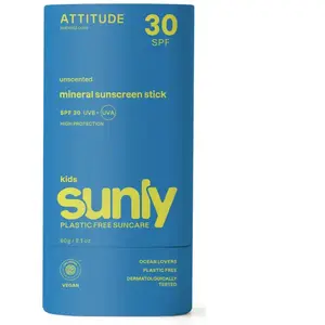 Attitude Sunly Enfants Bâton Solaire Minéral FPS 30 | 60 g pas cher