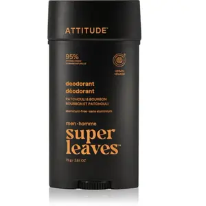 Attitude, Déodorant, Natürliches Herren-Deodorant Super Leaves Patchou... pas cher