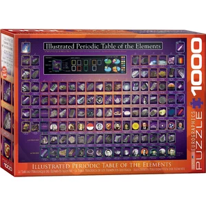 Puzzle Eurographics 1000 pièces - Tableau périodique illustré des éléments pas cher