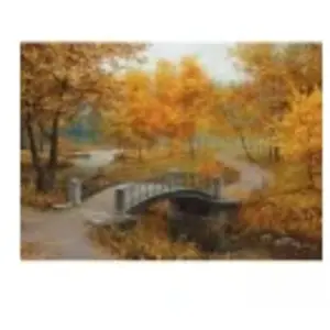 Eurographics Autumn in an Old Park by Eugene Lushpin 6000-0979 pas cher