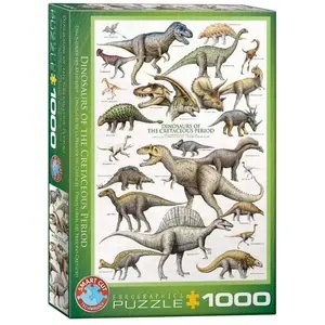 Eurographics puzzel Dinosaurs of the Cretaceous - 1000 stukjes pas cher