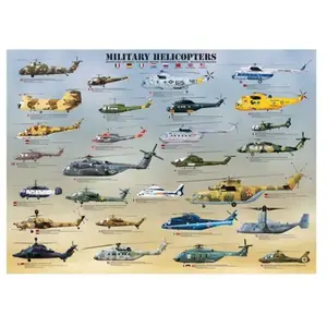 Eurographics | Puzzel 1000 | Military Helicopters pas cher