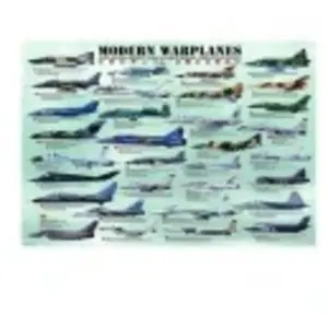 Puzzle Eurographics - Avions de guerre modernes, 1000 pièces pas cher