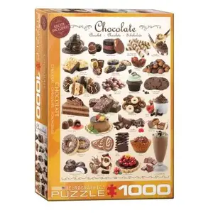 Puzzle Eurographics - Sweet Line - Chocolat, 1000 pièces pas cher