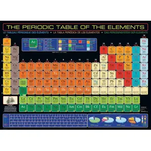 Puzzle Eurographics - Le tableau périodique des éléments, 1000 pièces pas cher