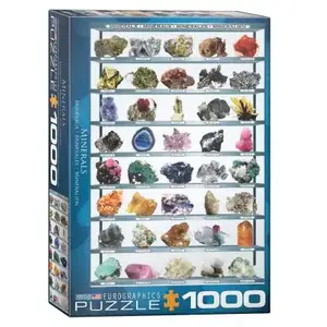 Puzzle Eurographics - Minéraux du monde, 1000 pièces