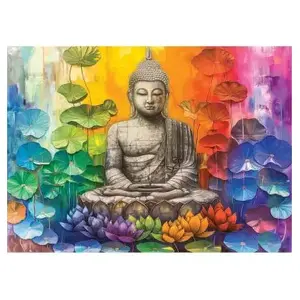 Eurographics Bouddha Coloré 6000-5925 pas cher