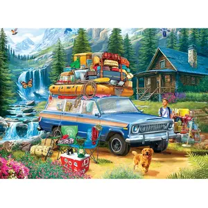 Eurographics Le Wagoneer est chargé - 1000 pièces (1000 pièces) pas cher