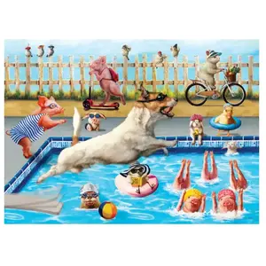 Eurographics Fête de la piscine folle - 500 pièces (500 pièces) pas cher