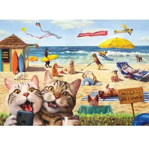 Eurographics Pièces XXL - Interdit aux chats 6500-5879 pas cher