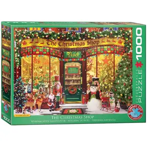 Puzzle Eurographics - Garry Walton : La boutique de Noël, 1000 pièces pas cher