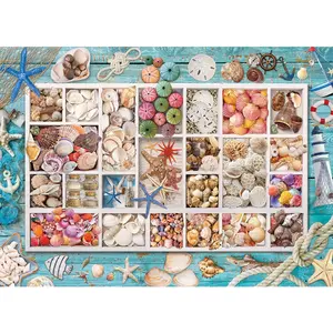Puzzle Eurographics - Collection de coquillages de Laura, 1000 pièces pas cher