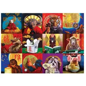 Puzzle 1000 pièces Eurographics - Calendrier chinois pas cher