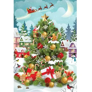 Eurographics Boîte à puzzles Arbre de Noël 550 pièces (550 pièces) pas cher