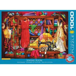 Puzzle Eurographics - Salle de couture, 1000 pièces pas cher