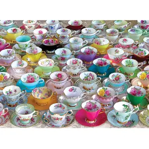 Puzzle Eurographics - Tasses à thé, 1000 pièces pas cher