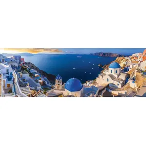 Puzzle Paysage et nature - EUROGRAPHICS - Santorini Grèce - 1000 pièces - Adulte pas cher