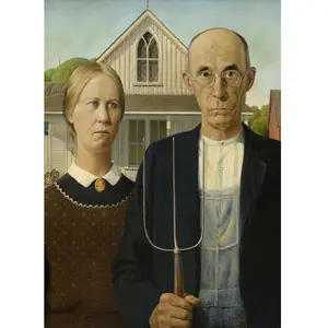 Eurographics Grant Wood - American Gothic 6000-5479 pas cher