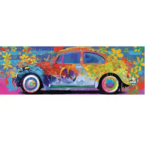 EuroGraphics Panoramic Puzzel VW Kever | Puzzel panorama | 1000 stukjes