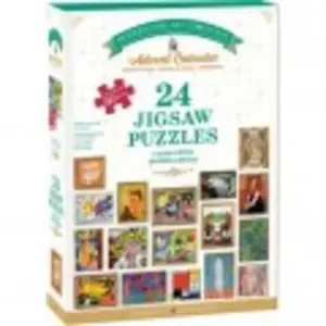 Eurographics Calendrier de l'Avent - Modern Fine Art - 24 Puzzles 8924... pas cher