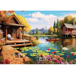Eurographics Connecting Pieces - Lake Cottage 6724-6016 pas cher